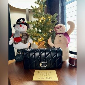🌟 New Coach Tabby Black Shoulder Bag 26 With Quilting - Sold Out! 🌟